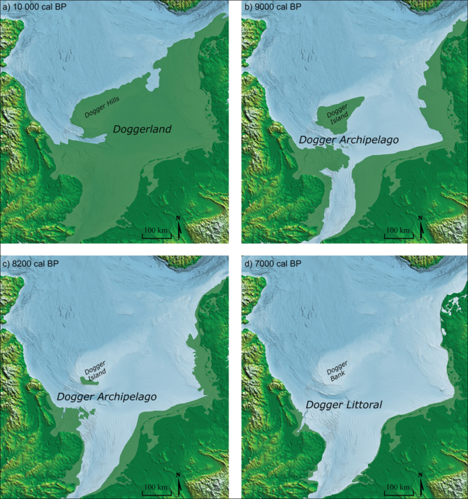 Доггерленд и исчезнувшая суша Северного моря